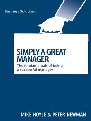 cover image of Simply a Great Manager